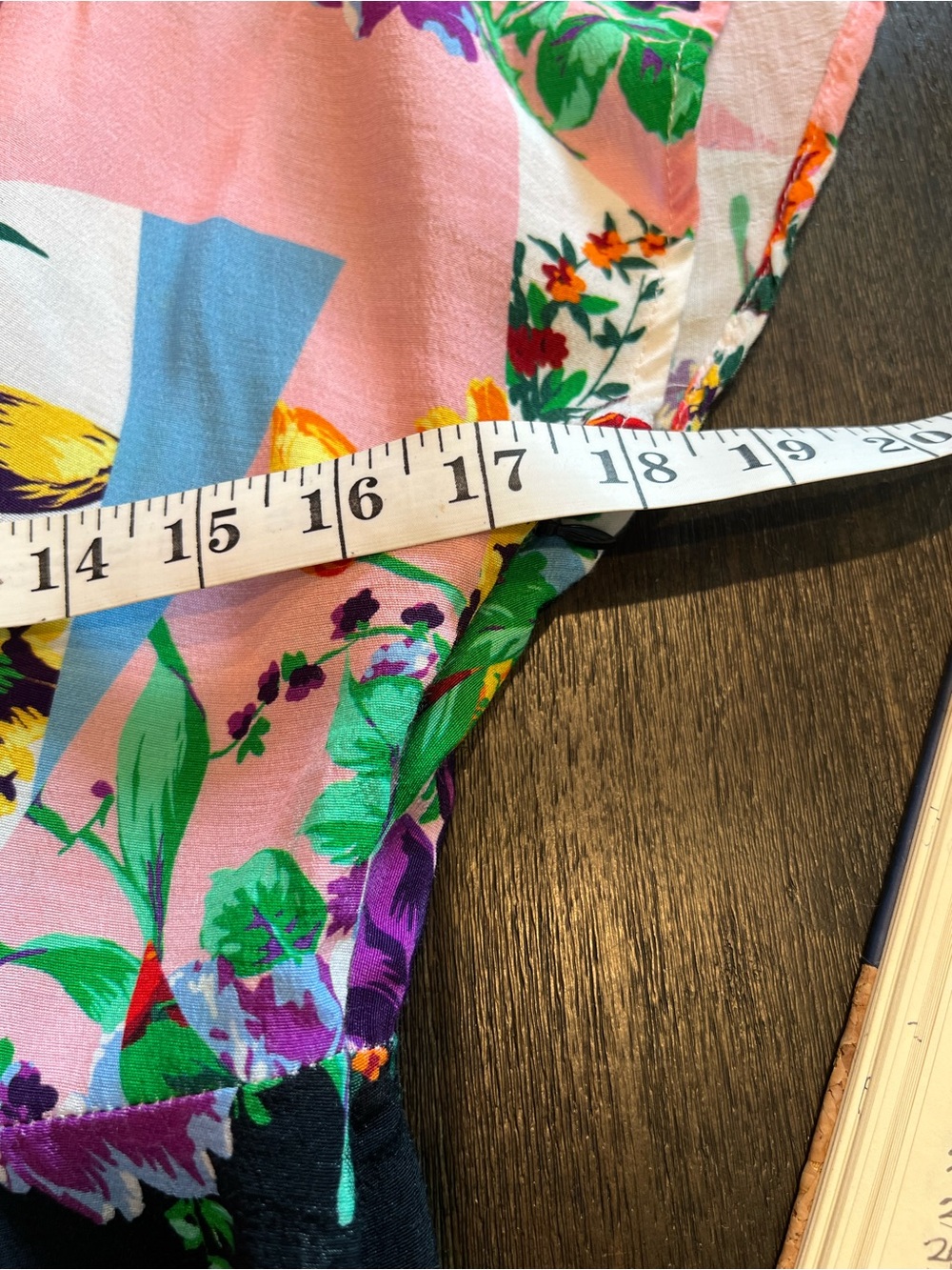 Topshop Floral High Neck Cowl Back Midaxi Dress Sz 8 Cottagecore Asymmetrical - Picture 12 of 15